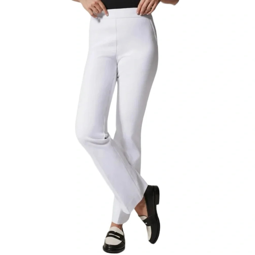 Spanx On-the-Go Kick Flare Pant Ultimate Opacity Silver Lining Technolog XL Tall - Picture 2 of 15